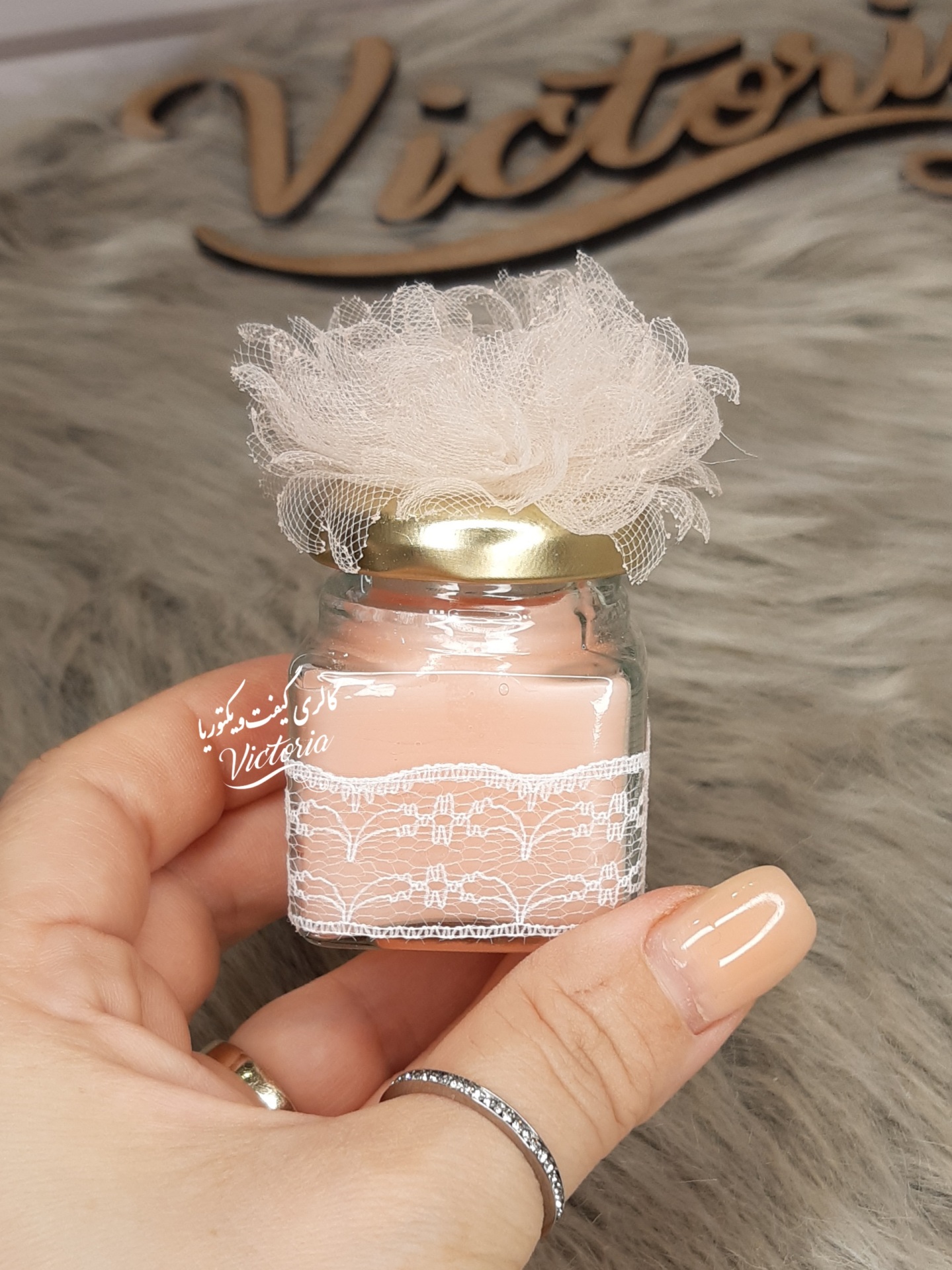 گیفت شمع شیشه ای